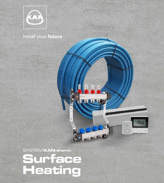 Radiant cooling and surface heating pipeline systems